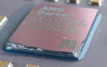 AMD Duron 1200 Die mit Beschdigung