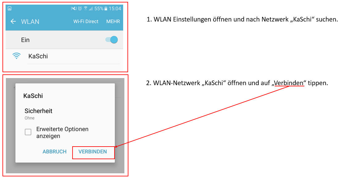 Schritt 1-2