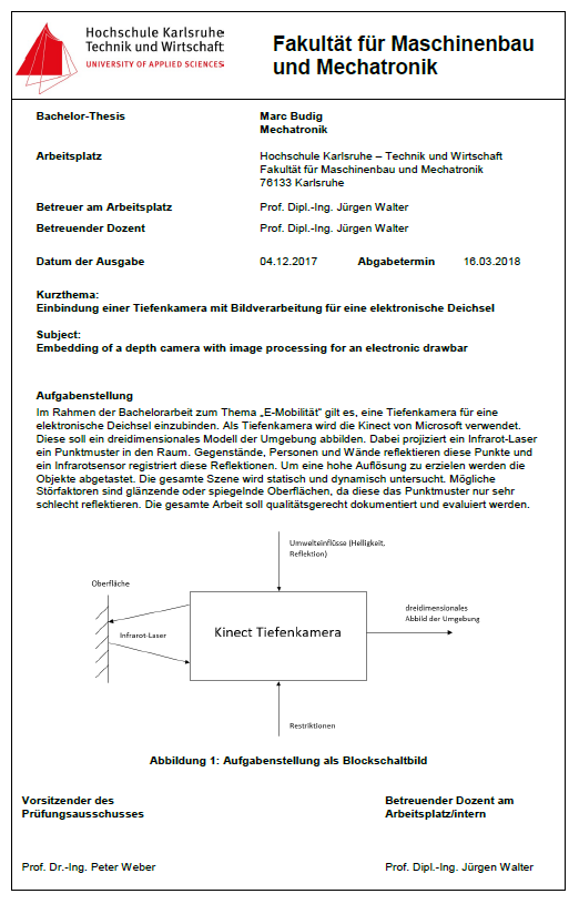 Aufgabenstellung