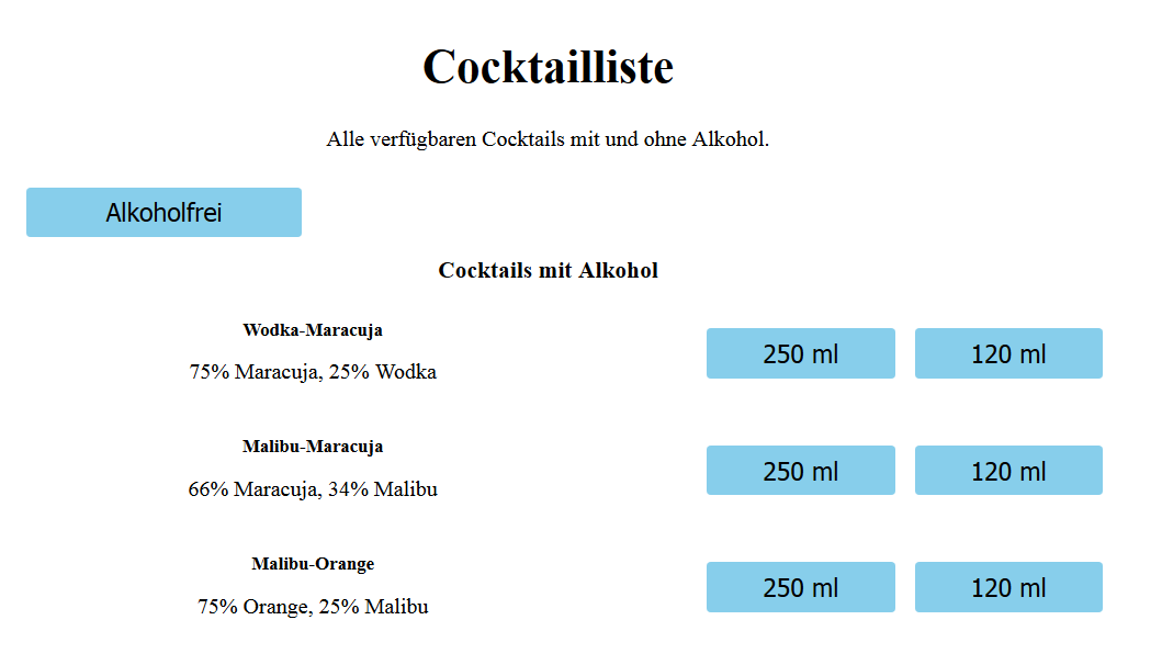 Cocktailliste
